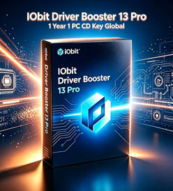 IObit Driver Booster 13 Pro 1 Year 1 PC CD Key Global