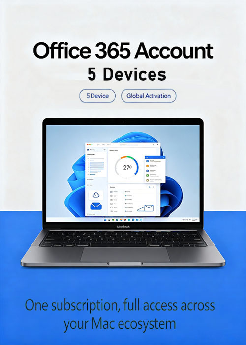 whatsgamekey, MS Office 365 Account Global 5 Devices