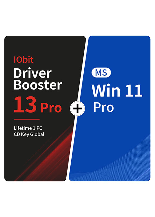 IObit Driver Booster 13 Pro Lifetime 1 PC CD Key Global+MS Win 11 Pro  Pack