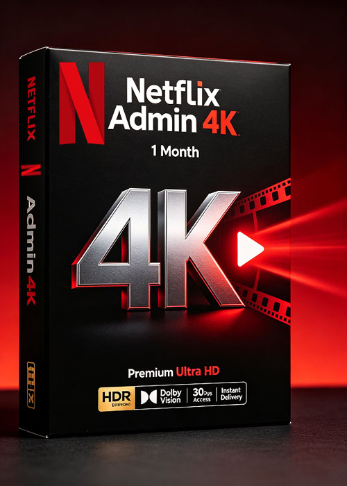 whatsgamekey, Netflix Admin 4K 1Month
