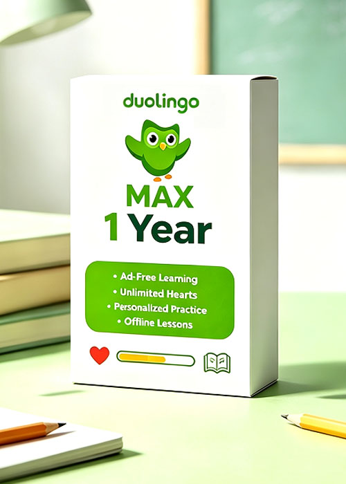 whatsgamekey, Super Duolingo MAX 1 Year Subscription